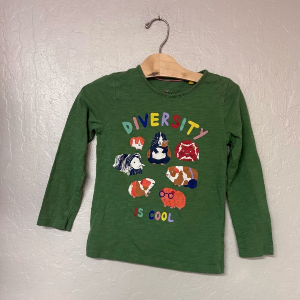 $18 ADD ON mini boden long-sleeve animal graphic tee 6-7Y‎ Zara Hanna Andersson